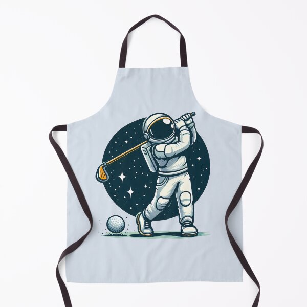 Item preview, Astronaut Playing Golf In Outer Space designed and sold by Lyssarien.