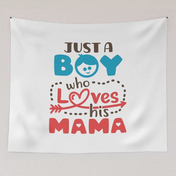 Item preview, Just a Boy Who Loves His Mama designed and sold by jaygo.