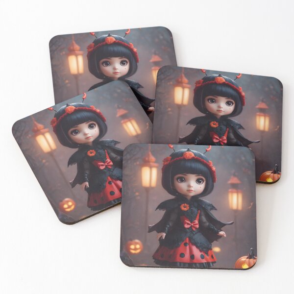 Item preview, Cute girl dressed as a Ladybird designed and sold by Geek-Girl-Art.