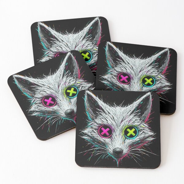 Item preview, Mr Fox with neon eyes. designed and sold by urbanjungle403.