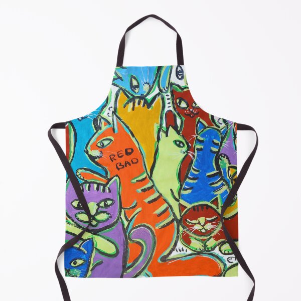 Item preview, Cats Abstract Painting designed and sold by VolynskaDesign.