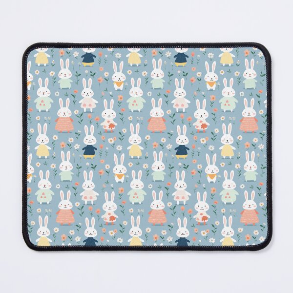 Item preview, a cute rabbit pattern that repeats over and over again designed and sold by jinbear.