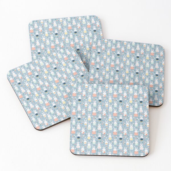 Item preview, a cute rabbit pattern that repeats over and over again designed and sold by jinbear.