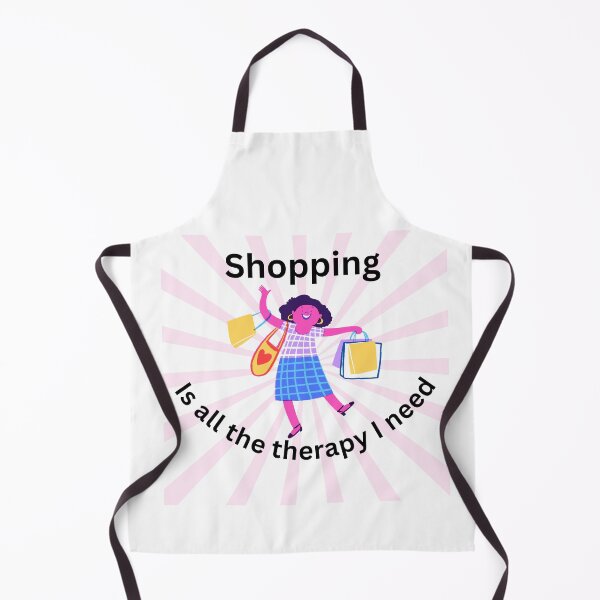 Item preview, shopping is all the therapy I need designed and sold by BlesstB.