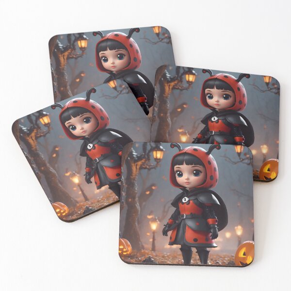 Item preview, Cute girl dressed as a Ladybird designed and sold by Geek-Girl-Art.