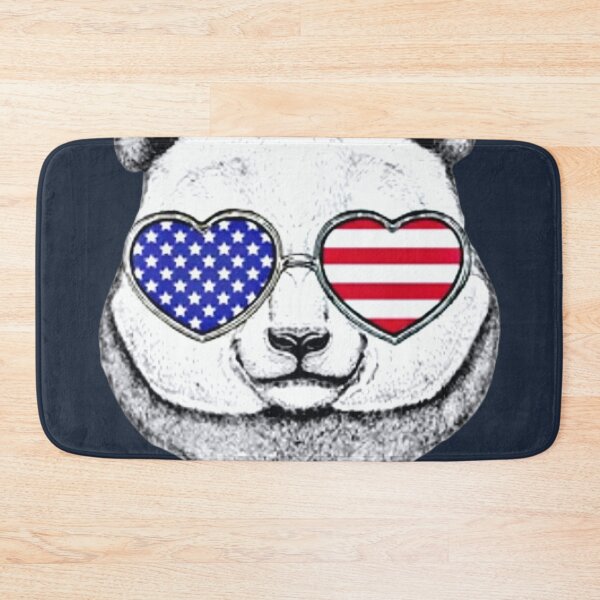 Item preview, Polar Bear in Stars and Stripes Style designed and sold by Mahe Jabeen.