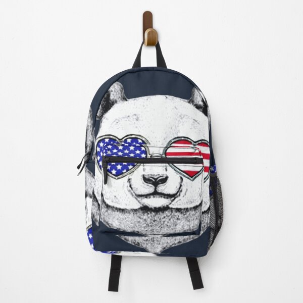 Item preview, Polar Bear in Stars and Stripes Style designed and sold by Mahe Jabeen.