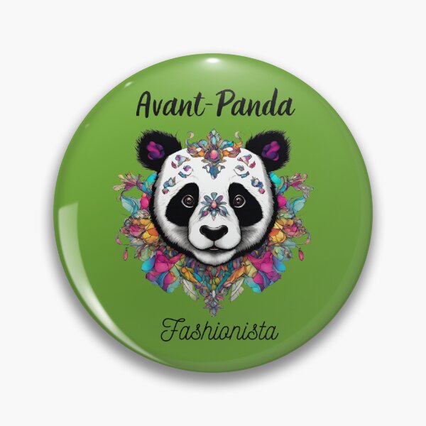 Item preview, avant panda fashionista avangarde sticker designed and sold by Anna Sacha.