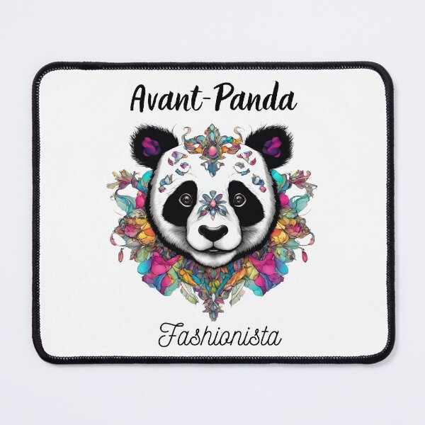 Item preview, avant panda fashionista avangarde sticker designed and sold by Anna Sacha.