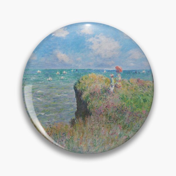Artikelvorschau, Der Klippenweg bei Pourville – Claude Monet entworfen und verkauft von HeloLopesArt.