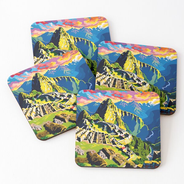 Artikelvorschau, KÜNSTLERVERSION VON MACHU PICCHU entworfen und verkauft von PIGCASSOSAIART.
