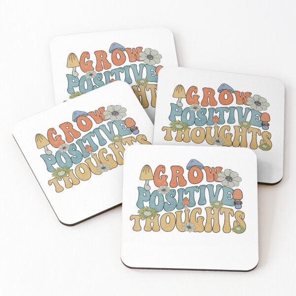Item preview, Groovy Grow Positive Thoughts Flowers, mental health awareness, Plant Lover, Kindness Design, Anxiety Depression designed and sold by behindthefacts.