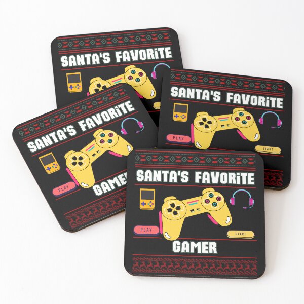 Item preview, Santa's Favorite Gamer Gaming Christmas designed and sold by AquaCreative.