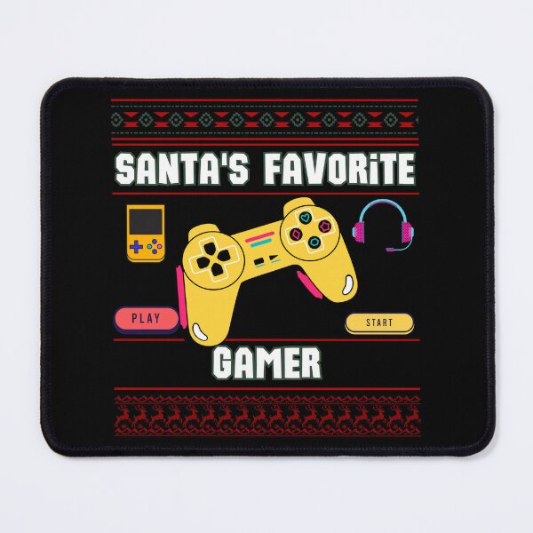 Artikelvorschau, Santas Lieblings-Gamer-Gaming-Weihnachten entworfen und verkauft von AquaCreative.