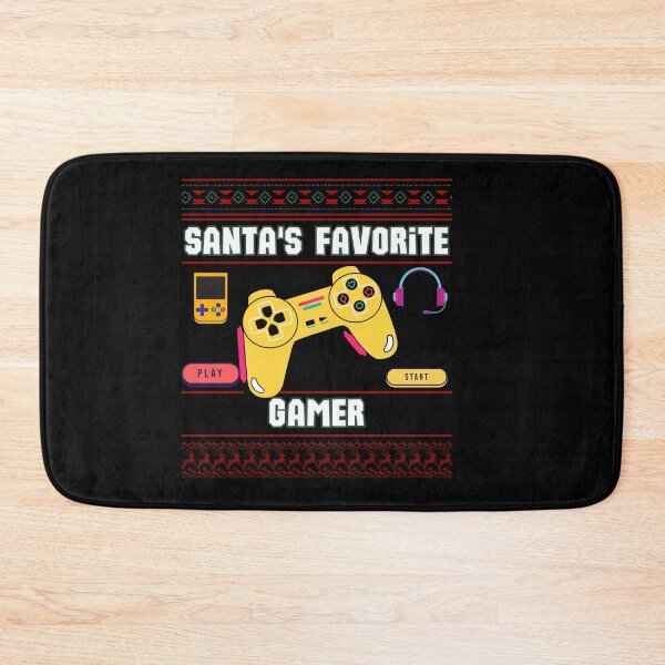 Item preview, Santa's Favorite Gamer Gaming Christmas designed and sold by AquaCreative.