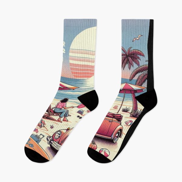 Item preview, Retro Radiance: Sun, Beach And Vintage Colors designed and sold by LIAMRIVIERART.
