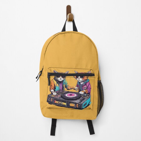 Item preview, Cool DJ cats retro style designed and sold by Aweye Shop.