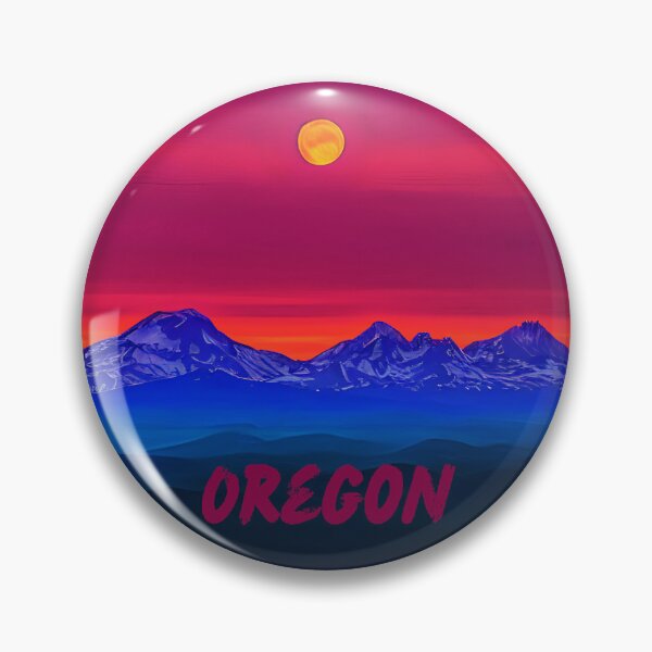 Item preview, Three Sisters Oregon In An Oil Painting Design designed and sold by OregonsOwn.