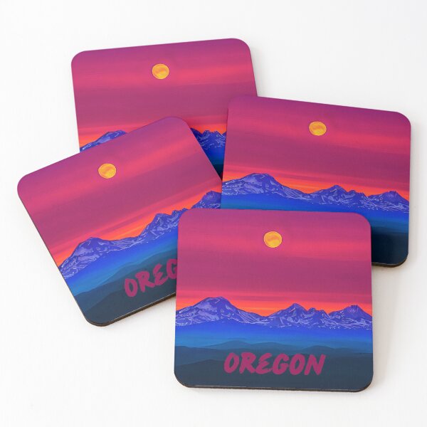 Item preview, Three Sisters Oregon In An Oil Painting Design designed and sold by OregonsOwn.