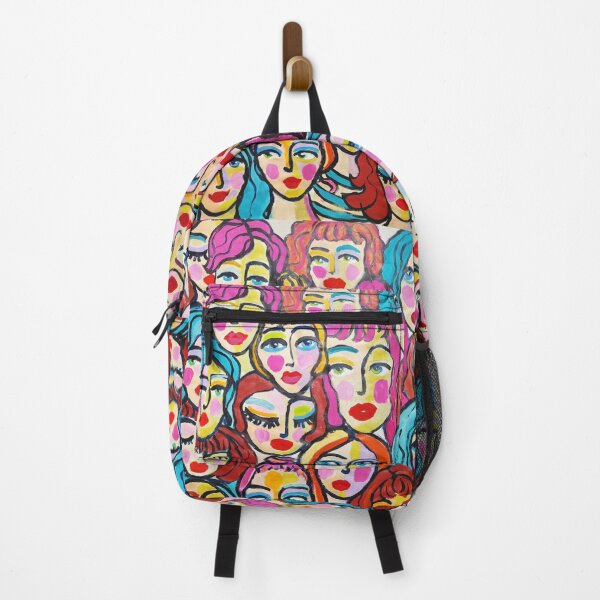 Item preview, Faces Girls Abstract Painting designed and sold by VolynskaDesign.