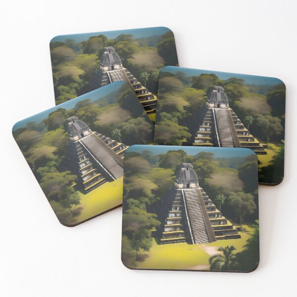 Item preview, TIKAL JUNGLE PYRAMID designed and sold by PIGCASSOSAIART.