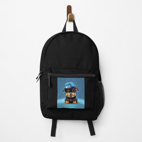 Item preview, Cute smiling cartoon Rottweiler dog designed and sold by Colorful-Worlds.