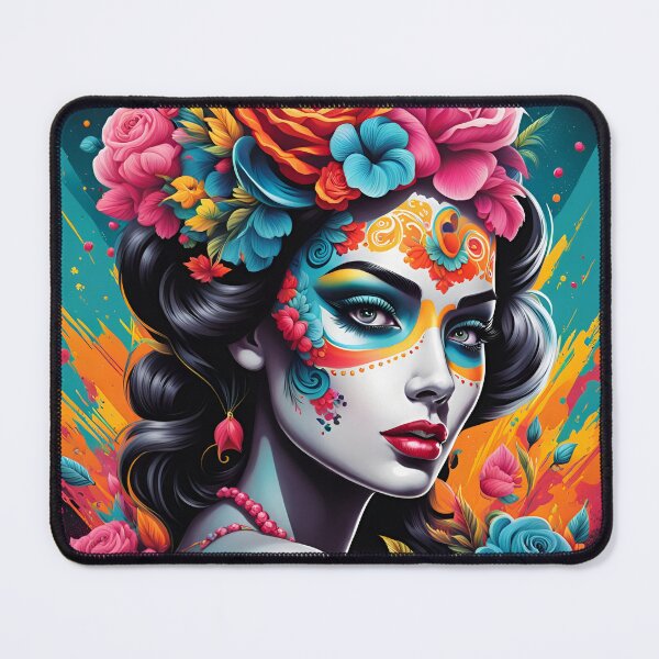 Item preview, Sugar Skull Woman - Face Paint designed and sold by HansiniDesigns.