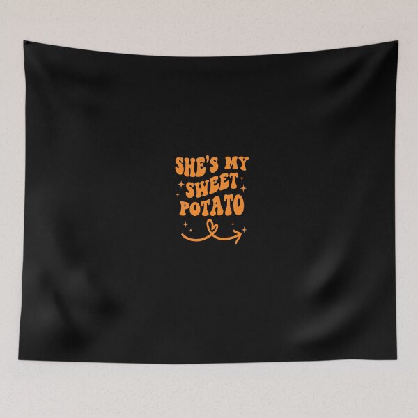 Item preview, Thanksgiving Matching Couple She's My Sweet Potato I Yam Set designed and sold by LifeIsTooShirt.