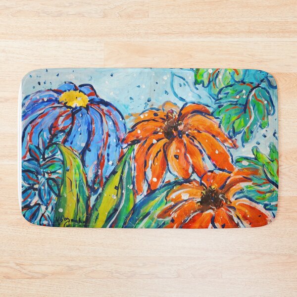 Item preview, Flower Garden Abstract Painting designed and sold by VolynskaDesign.