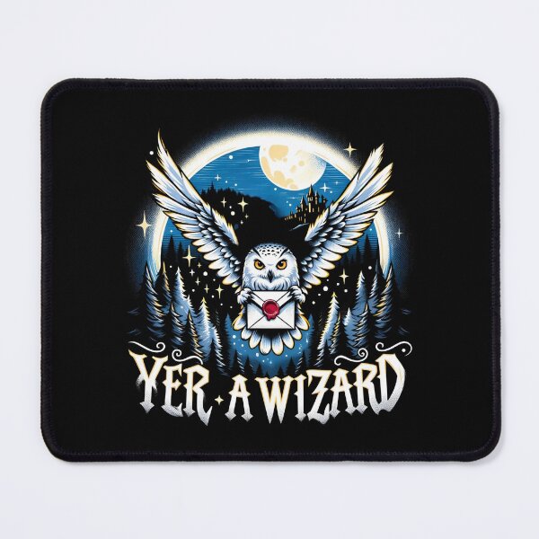Item preview, Yer a Wizard - Owl Messenger - Fantasy designed and sold by Fenay Designs.