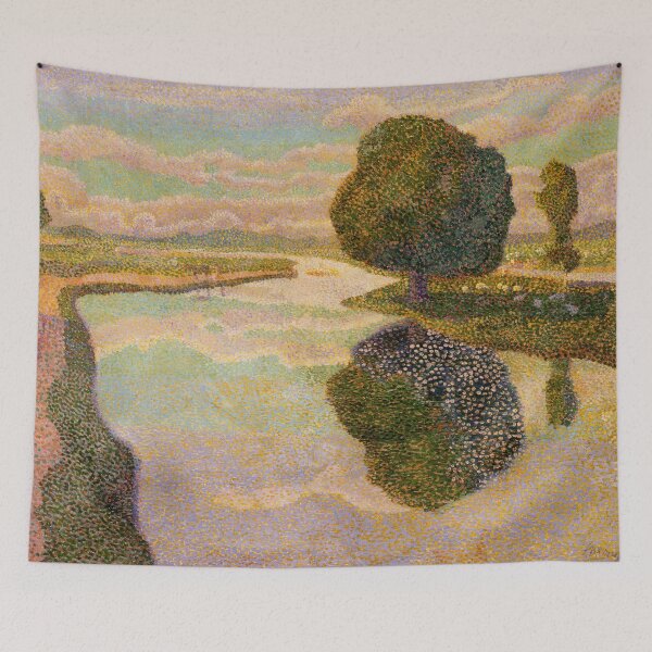 Item preview, Jan Toorop, Landschap met vaart, de kastanje boom designed and sold by NouveauEra.