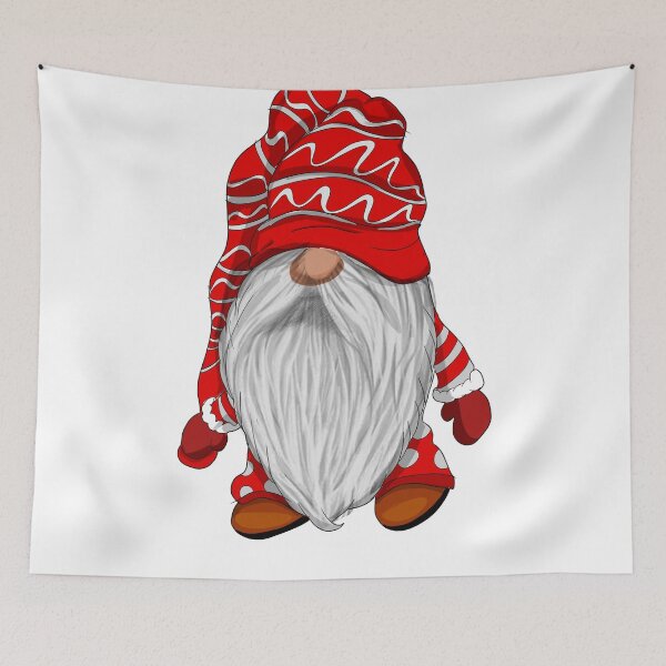 Item preview, A cheerful gonk  in a red chirstmas jump suit designed and sold by retrotoonz.