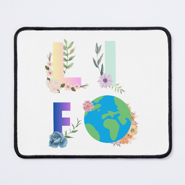 Item preview, Life earth graphic text design  designed and sold by Cosmicworld07.
