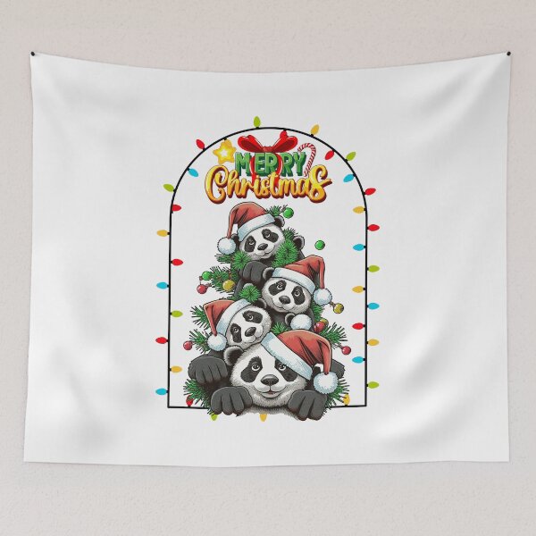 Item preview, Family of panda bears wishing merry christmas | Christmas Edition designed and sold by CircinusStore.