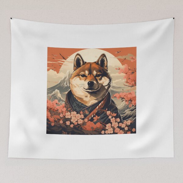 Item preview, Retro Shiba Renaissance: Vintage Dog Artistry designed and sold by Artful-Adam.