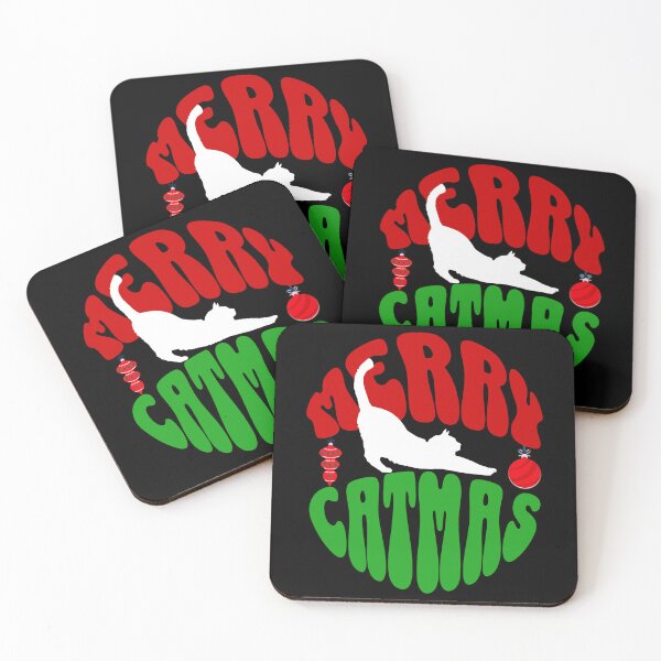 Item preview, Merry Catmas Groovy Cat Christmas  designed and sold by PG Illustration.