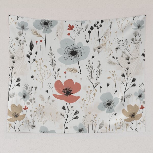 Item preview, Cozy Winter Flowers 2: Seamless Patterns for Warm Decor designed and sold by Thanatphak Tansakul.
