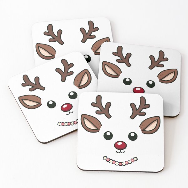 Item preview, Reindeer Face Christmas Matching Family Girl designed and sold by 4TeeToo.