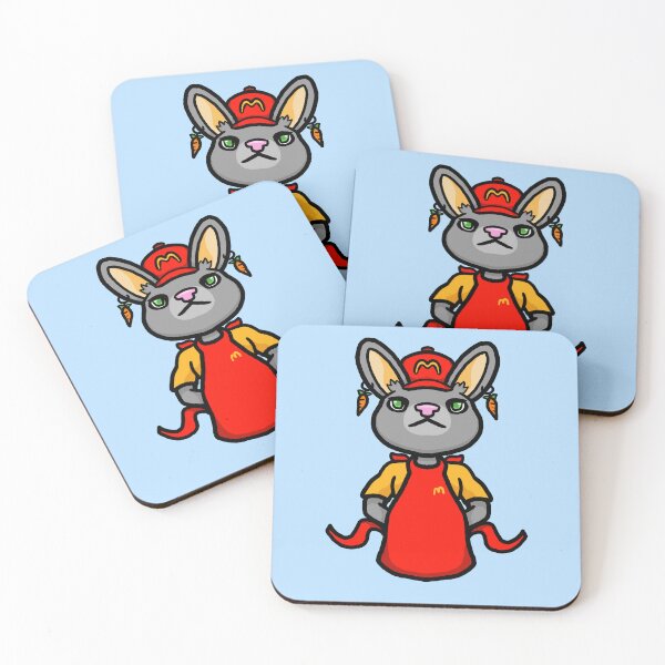 Item preview, Fast food worker bunny designed and sold by Snappery.