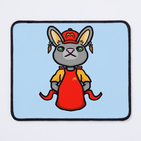 Item preview, Fast food worker bunny designed and sold by Snappery.