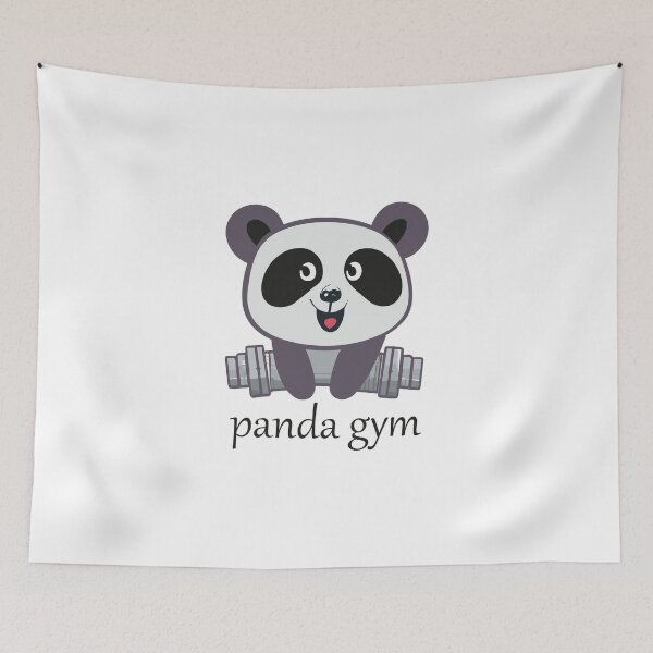 Item preview, Panda Gym designed and sold by storefoxmix.