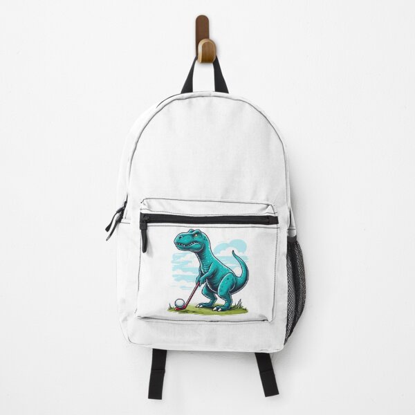 Item preview, Blue Dinosaur Playing Golf designed and sold by Lyssarien.