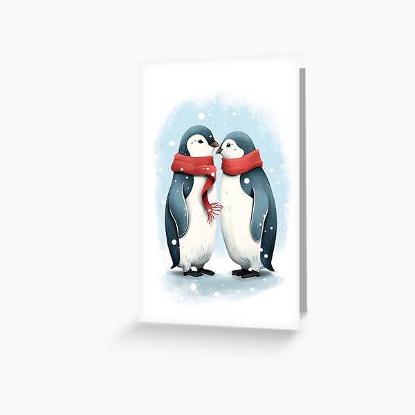 Snowflakes and Sweethearts: Greeting Card Greeting Card