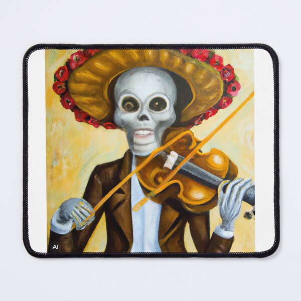 Item preview, Skeletonichi Mariachi Violin designed and sold by Bencasso Barnesquiat.