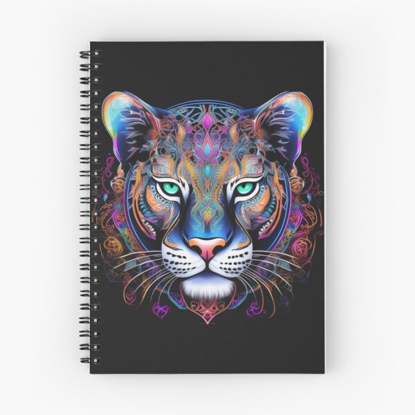 Item preview, tiger in neon colors designed and sold by aipaint.