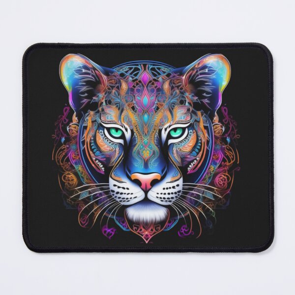 Item preview, tiger in neon colors designed and sold by aipaint.