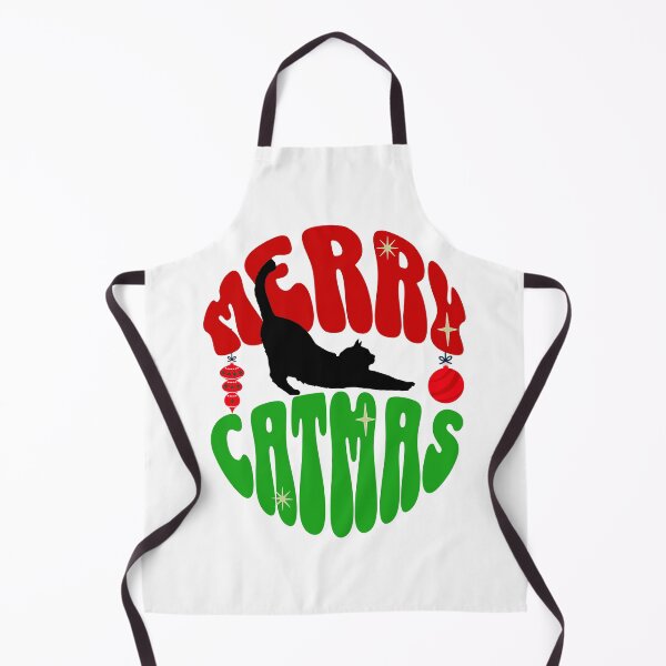 Item preview, Merry Catmas Black Cat Groovy Christmas designed and sold by PG Illustration.