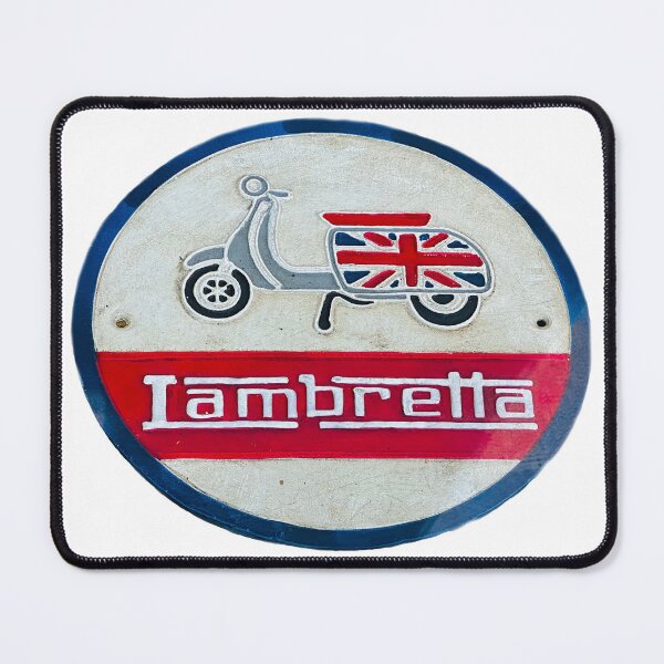 Item preview, Lambretta metal sign vintage oval designed and sold by RoyalTarget.