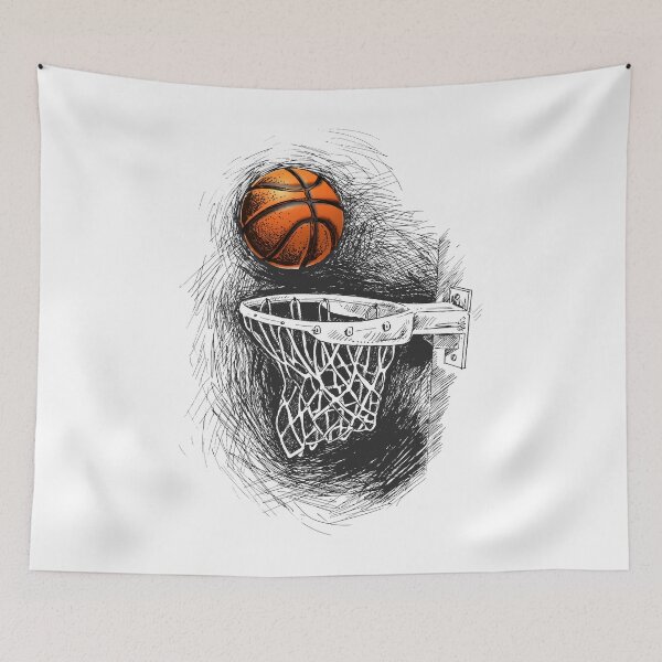 Item preview, Basketball Artistic T-shirt designed and sold by Tags-Design.