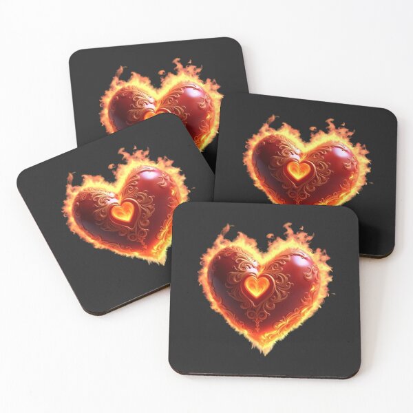Artikelvorschau, Feuerherz entworfen und verkauft von Digiheart.